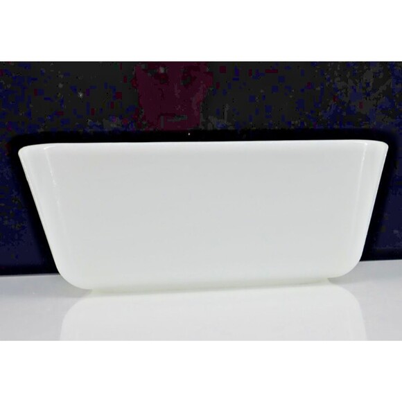 Vintage Pyrex Butterprint Amish White Turquoise 1 1/2 Pint Ovenware 0502 No Lid - Picture 3 of 9